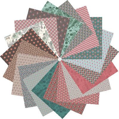 Mansfield Park fabric: 10" Patchwork Palette