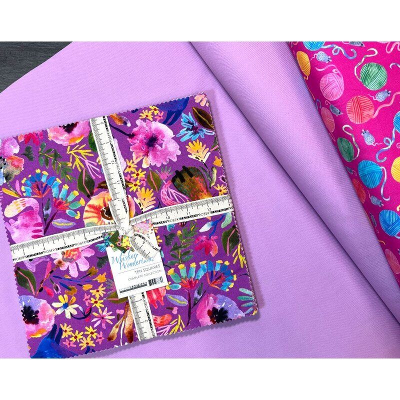 Whisker Wonderland Cobblestone Street Quilt Kit