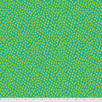 MagiCountry Fabric: Bells Turquoise (per 1/4 metre)