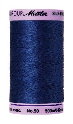 Mettler 50 Cotton Thread 500m 1303 Royal Blue Mettler 50 Cotton Thread 500m 1303 Royal Blue