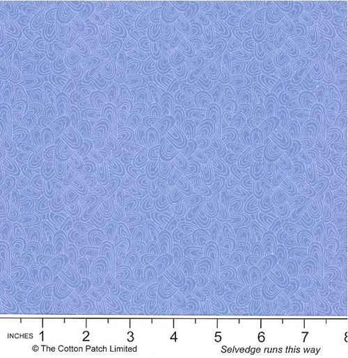 Whimsy Fabric: Just Swell, Blue