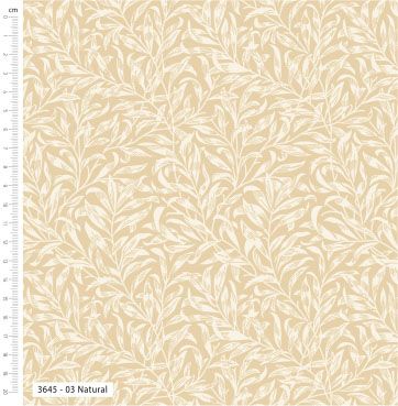 William Morris Willow Bough Fabric: Natural