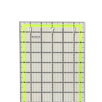 Bohin Slotted Quilting Ruler 24" x 6" Bohin Slotted Quilting Ruler 24" x 6"
