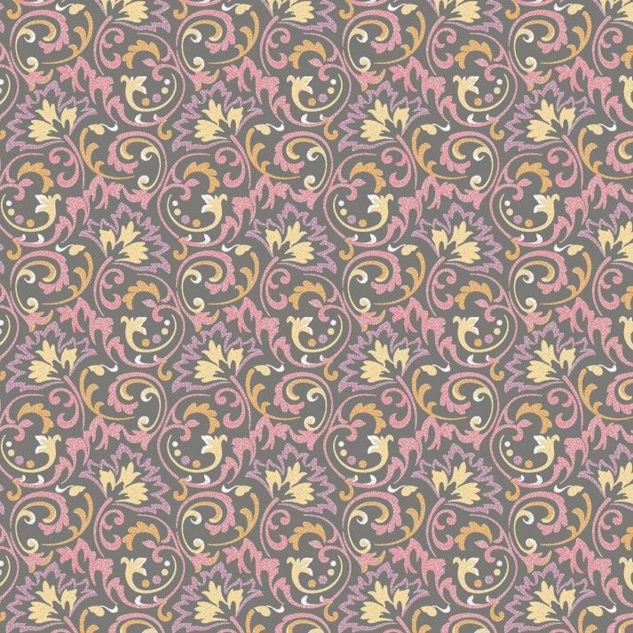 Quilters Coordinates Fabric: Spellbound, Grey