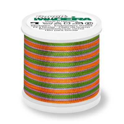 Madeira Embroidery Thread 2143 Multi Colour Orange Purple Green Madeira Embroidery Thread 2143 Multi Colour Orange Purple Green