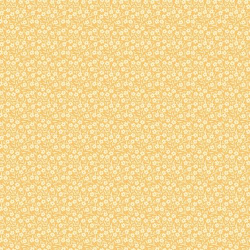 Petals and Stitches fabric: Sunshine Blooms, Yellow