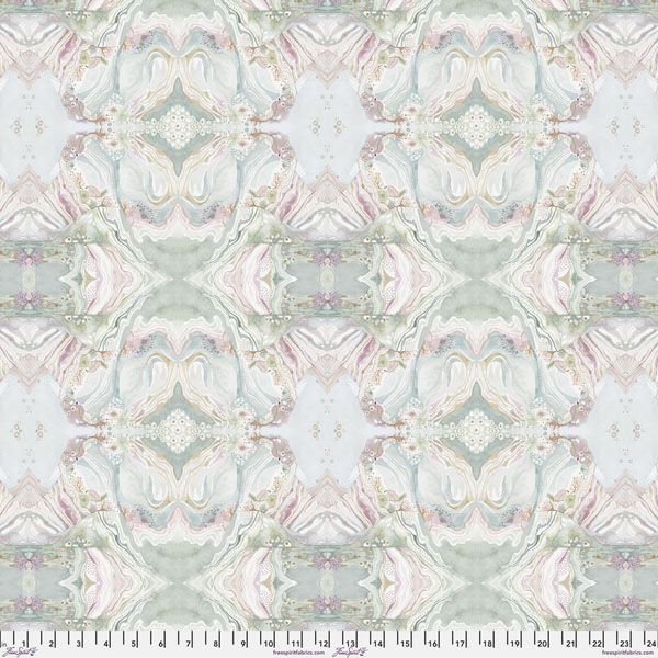 Brushstrokes fabric: Underwater Reflections, Multi Brushstrokes fabric: Underwater Reflections, Multi