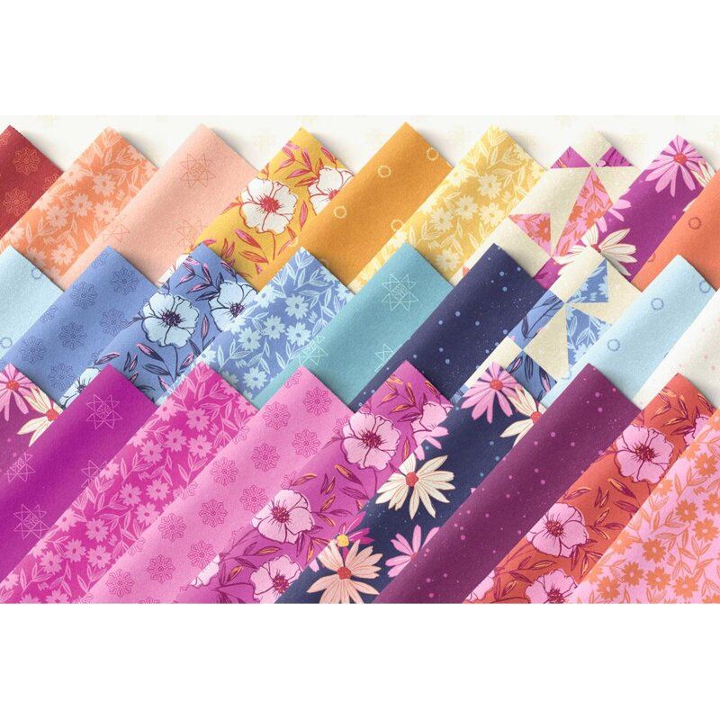 Garden Blocks Cool Quilt Kit