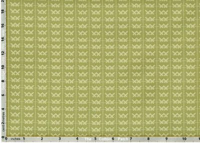 Baseline Fabric Crosses Green (per 1/4 metre) Baseline Fabric Crosses Green (per 1/4 metre)