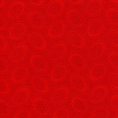 Kaffe Fassett Fabric Aboriginal Dots Red (per 1/4 metre)