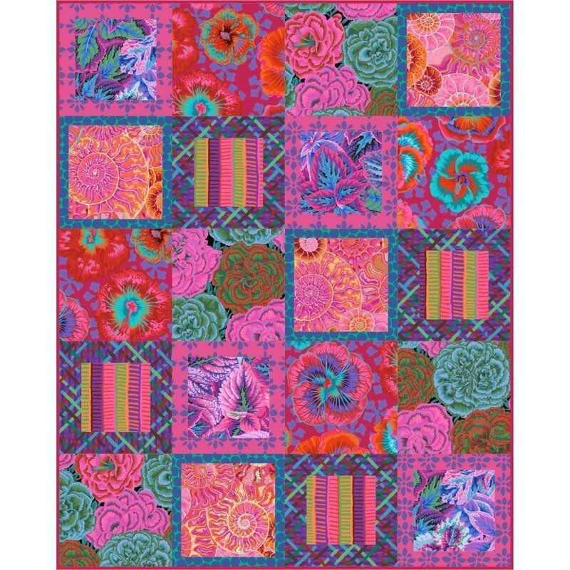 Kaffe Collective Hibiscus Accents Fat Quarter Bundle
