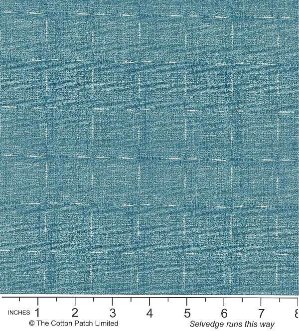 Classic Coordinates Fabric: Patchwork Teal (per 1/4 metre)