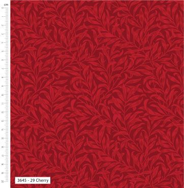 William Morris Willow Bough Fabric: Cherry