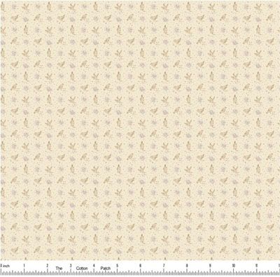 Wildflower Cottage fabric: Parchment Larks