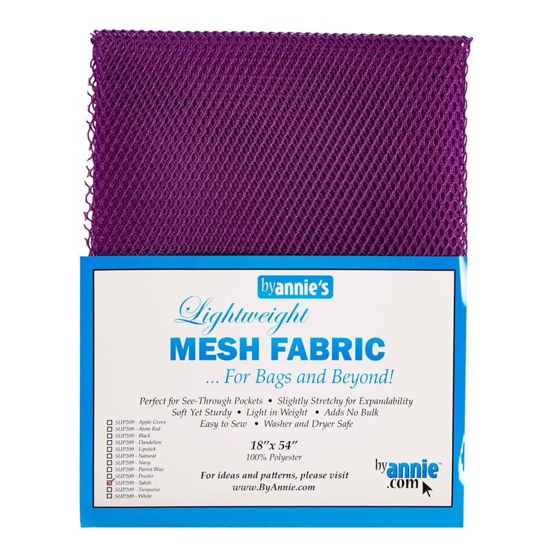 Tahiti Purple Mesh Fabric Pack By Annies