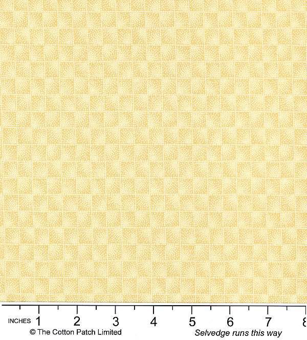 Classic Coordinates Fabric: Squares Cream Tonal (per 1/4 metre)