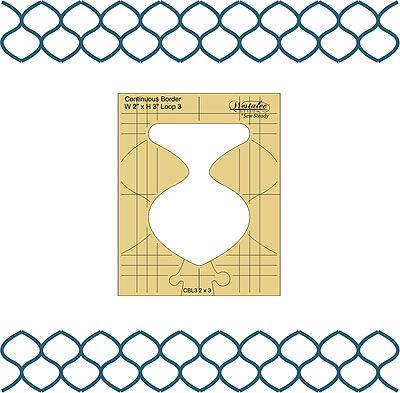 Westalee Rulers Continuous Borders Loop 3 2" x 3"  High Shank