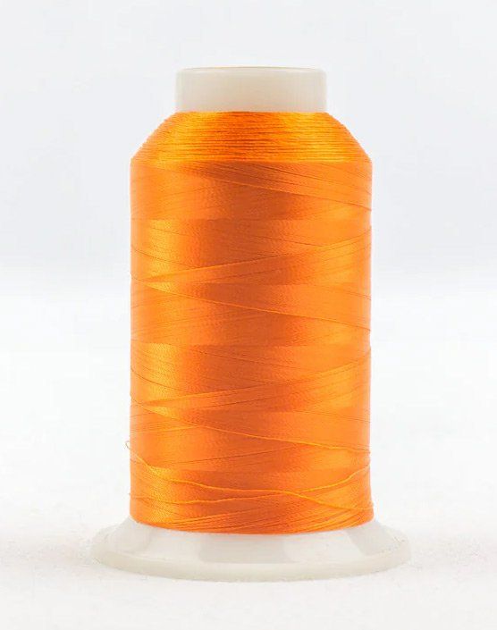 InvisaFil Thread: 100wt 2 ply Polyester 2500m Spool Pure Orange