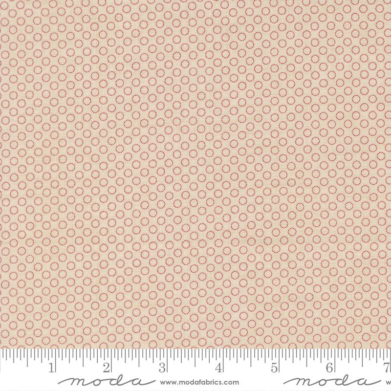 Joie De Vivre fabric, Button D'or, Pearl