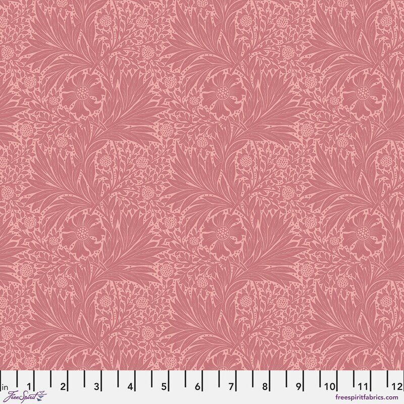 Bedford Park fabric: Marigold, Rose Bedford Park fabric: Marigold, Rose