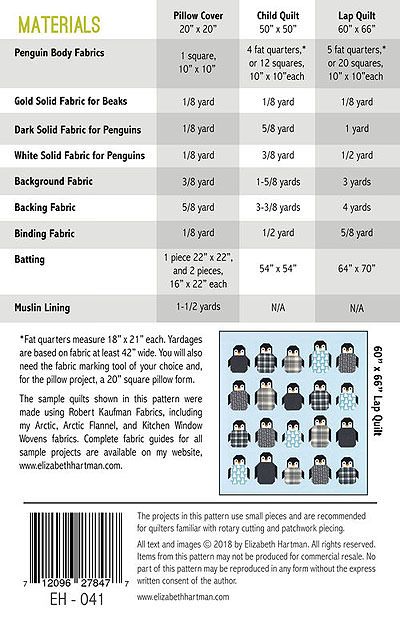 Elizabeth Hartman Patterns: Penguin Party Elizabeth Hartman Patterns: Penguin Party