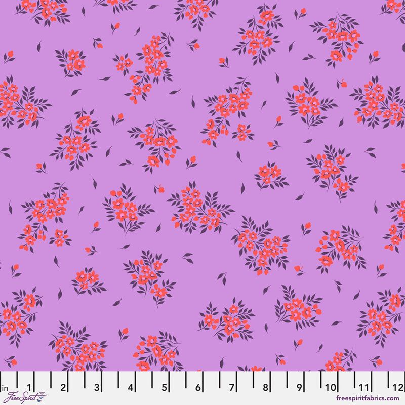 Tula Pink True Colours Fabric: What a Ditz, Heliotrope