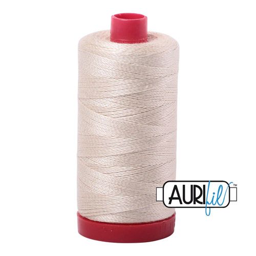 Aurifil 12 Cotton Thread 2310 Light Beige Large Spool