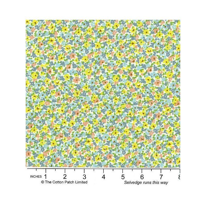 Liberty Woodland Walk fabric, Forest Floor, Spring