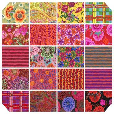 Kaffe Fassett Collective Warm 22 Big Charm Pack Kaffe Fassett Collective Warm 22 Big Charm Pack