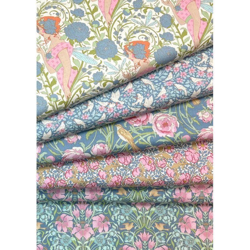 Tilda Songbird Blue Fat Quarter Bundle
