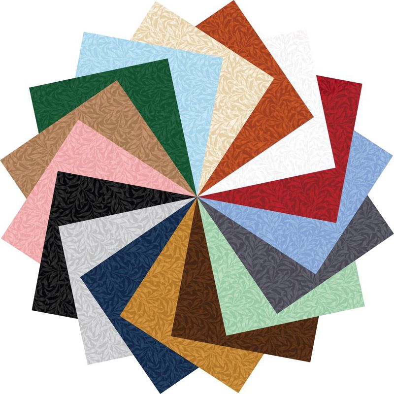 William Morris Willow Bough Blender Fabrics 5" Charm Pack