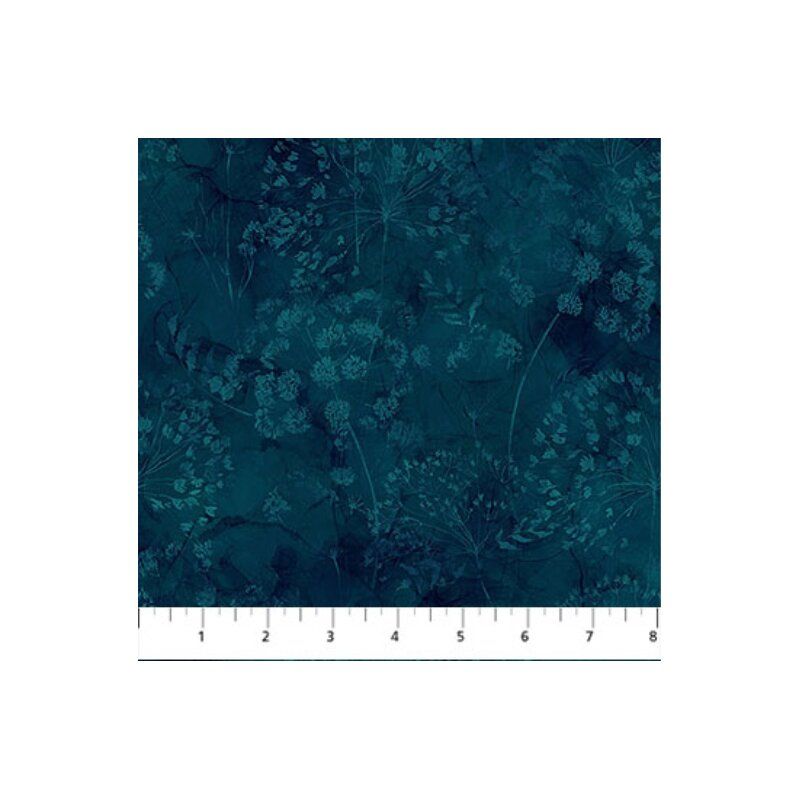 Whisper fabric: Seed Heads, Dark