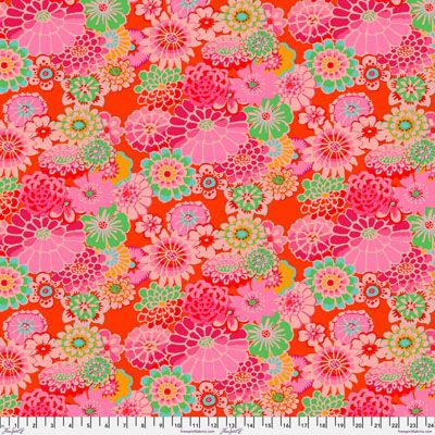 Kaffe Fassett Asian Circle Tomato (per 1/4 metre) Kaffe Fassett Asian Circle Tomato (per 1/4 metre)
