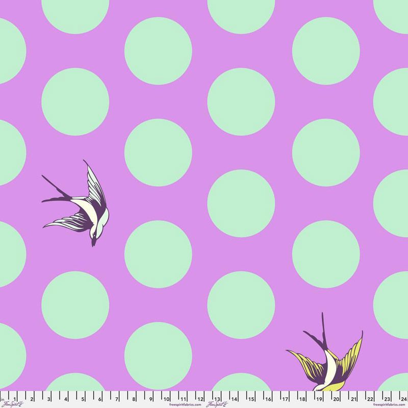 Tula Pink Full Moon, Blossom Extra Wide Quilt Back Fabric