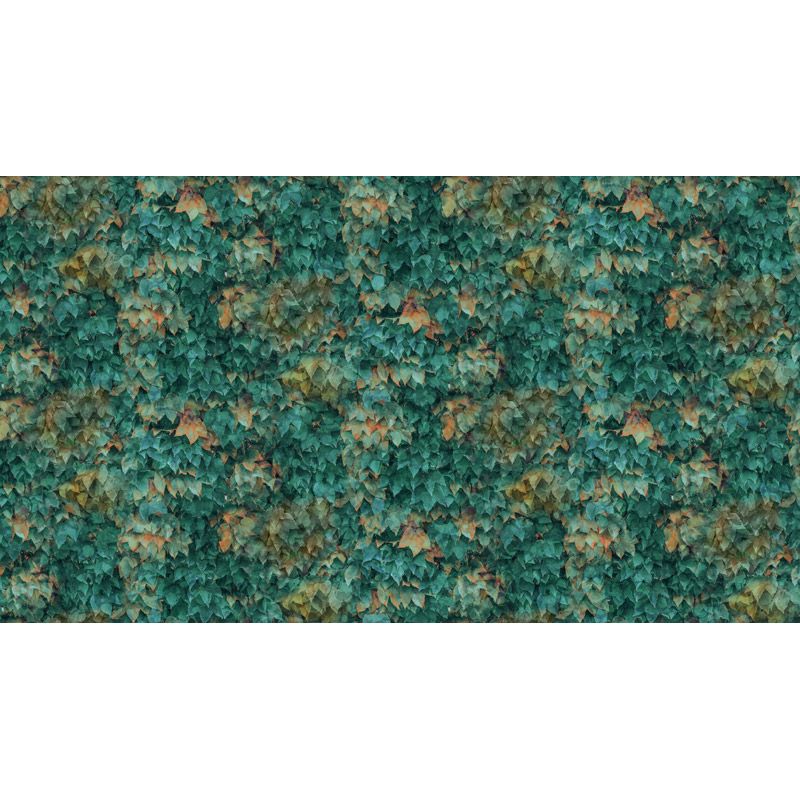 Autumn Breeze fabric, Leaves, Teal Autumn Breeze fabric, Leaves, Teal