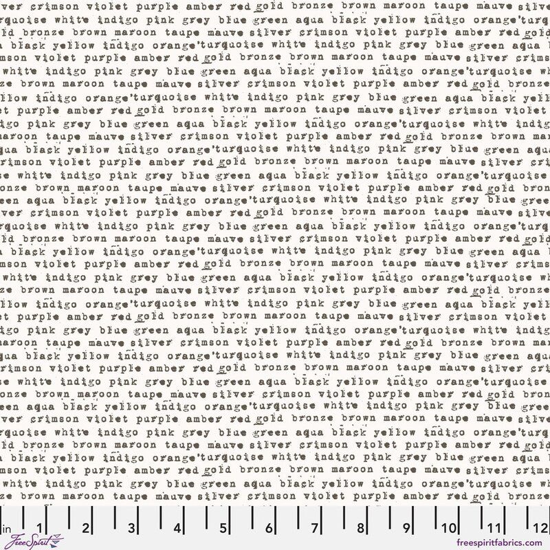 Stamped fabric: Monochrome