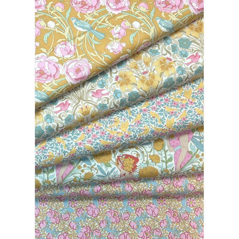 Tilda Songbird Yellow Fat Quarter Bundle Tilda Songbird Yellow Fat Quarter Bundle