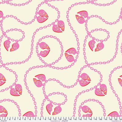 Tula Pink Big Charmer 108" Quilt Back Fabric: Blossom  (per 1/4 metre)