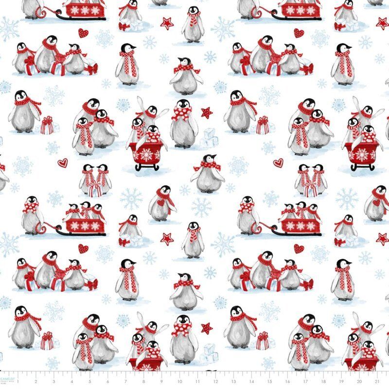 Christmas Essentials Fabric Penguin Party Christmas Essentials Fabric Penguin Party