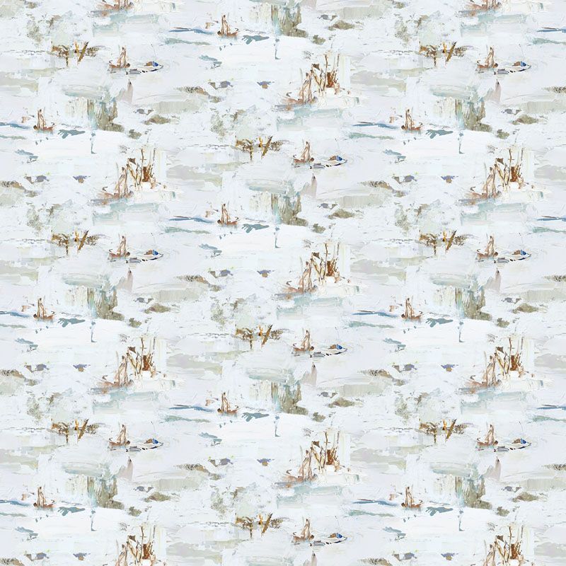 First Snow fabric, Snow, White