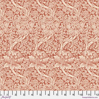 Emery Walker's House Fabric: Rose and Thistle Madder