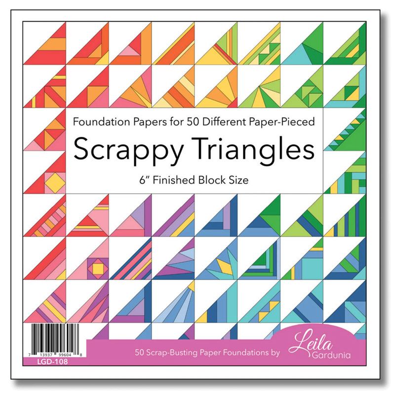 Foundation Piecing Papers: 6 Inch Scrappy Triangles Foundation Piecing Papers: 6 Inch Scrappy Triangles