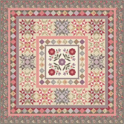 Wildflower Cottage - Juliette Quilt block-of-the-month subscription Wildflower Cottage - Juliette Quilt block-of-the-month subscription