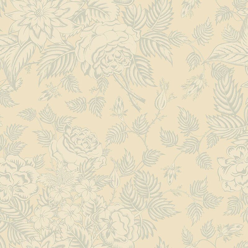 Lady Tulip fabric: Versailles, Porcelain (per 1/4 metre)