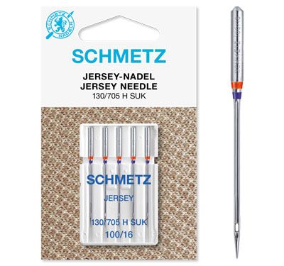 Schmetz Jersey/Ball Point Sewing Machine Needles Size 100/16 Schmetz Jersey/Ball Point Sewing Machine Needles Size 100/16
