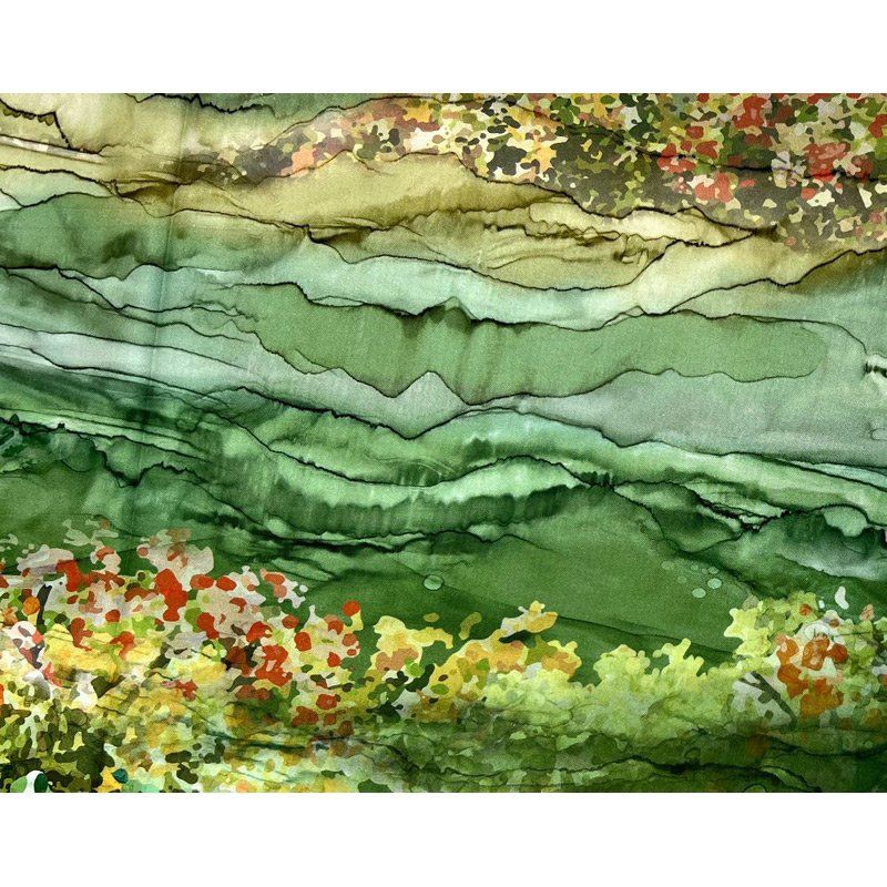 The Great Outdoors fabric: Meadow Ombre