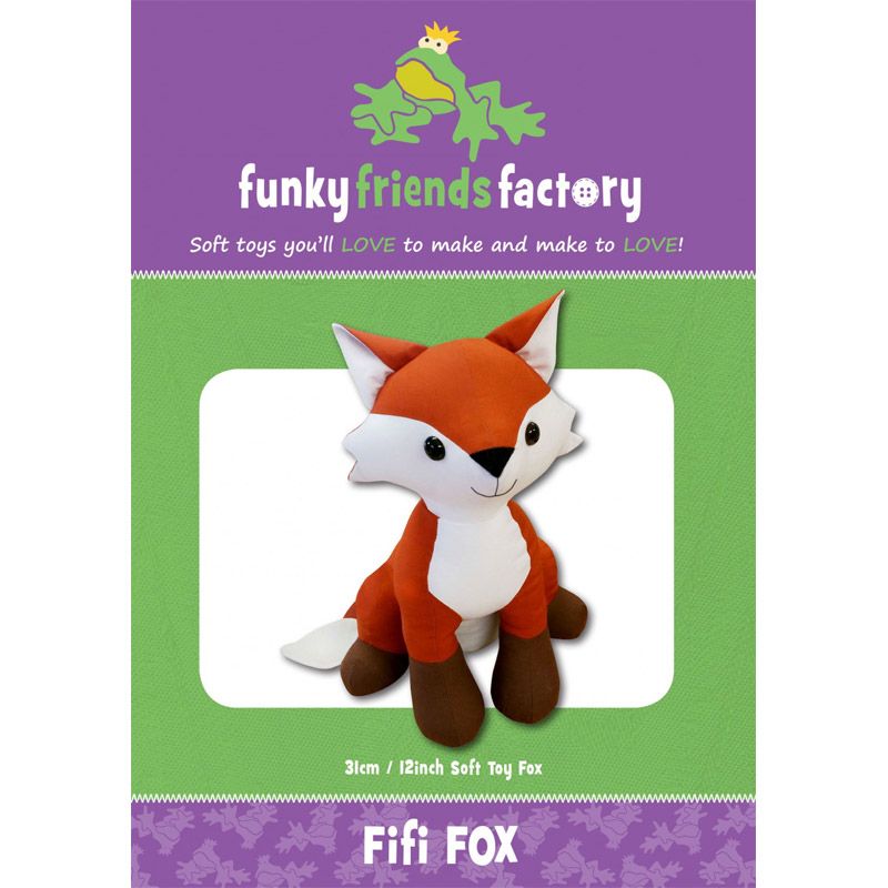 Funky Friends Factory: Fifi Fox Soft Toy Pattern Funky Friends Factory: Fifi Fox Soft Toy Pattern