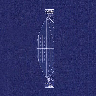 Westalee Rulers Curved Cross Hatch 3  1 1/2" Deep  Low Shank