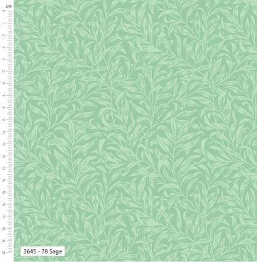 William Morris Willow Bough Fabric: Sage