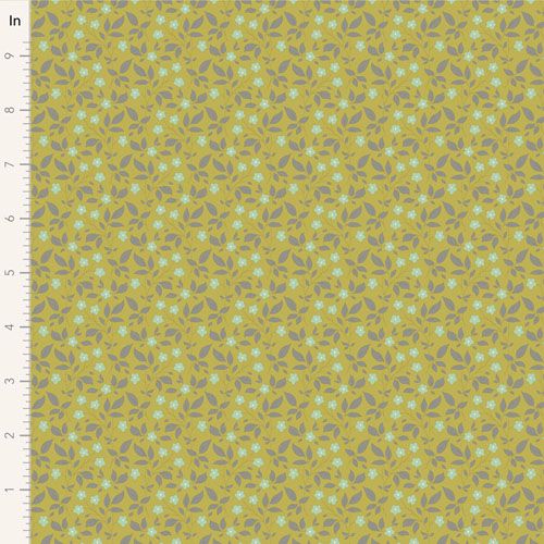 Tilda Sunday Brunch Tipsy Blenders fabric: Tipsy Sour Yellow